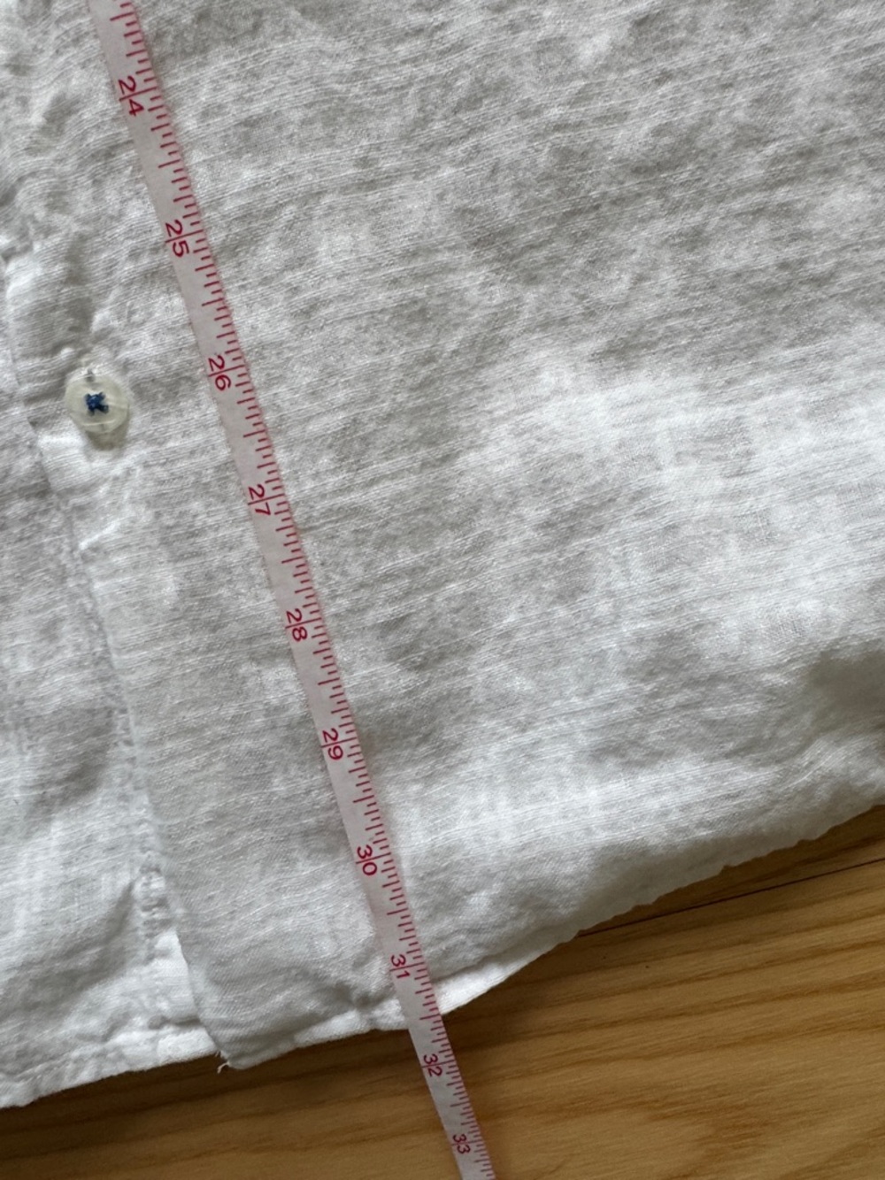 Johnny Bahama Linen Cotton Shirt Large White Coastal Resort Beach Button Up - Picture 8 of 15